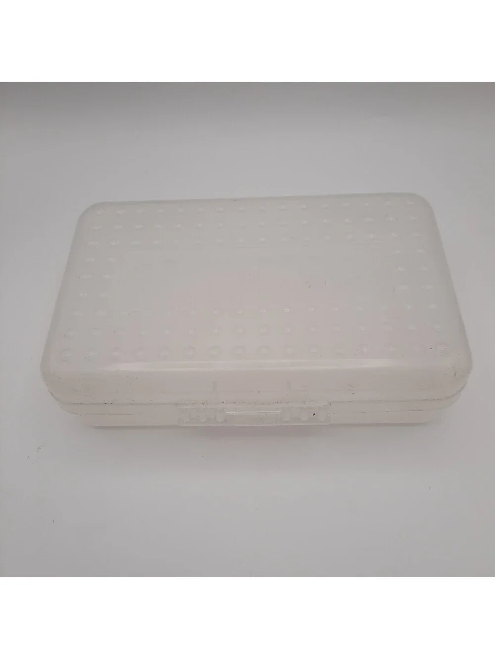 SpaceMaker Pencil Box Solid Clear 90s Vintage Plastic Storage Case USA
